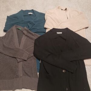 Universal Thread Women's Cardigans - Black, Gray, Cream, Blue